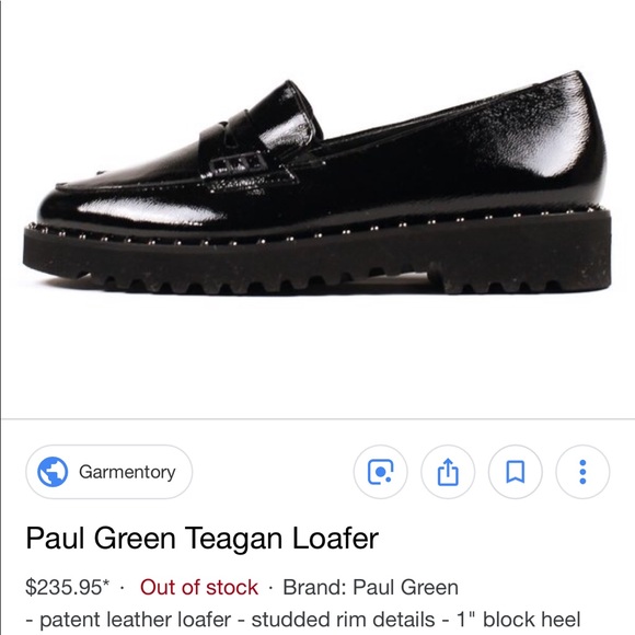 paul green studded loafers